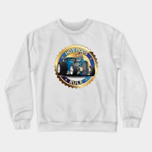 Hot Rods Rule Crewneck Sweatshirt